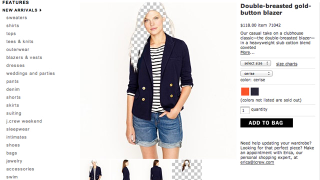 At J. Crew, the Model and the Hair are Sold Separately